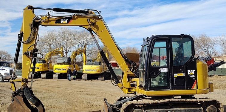 2019 Caterpillar 308E2 CR Mini Excavator thumbnail 7